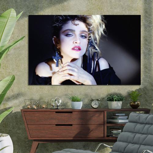 Πίνακας σε καμβά Madonna 5 160x100 Τελαρωμένος καμβάς σε ξύλο με πάχος 2cm
