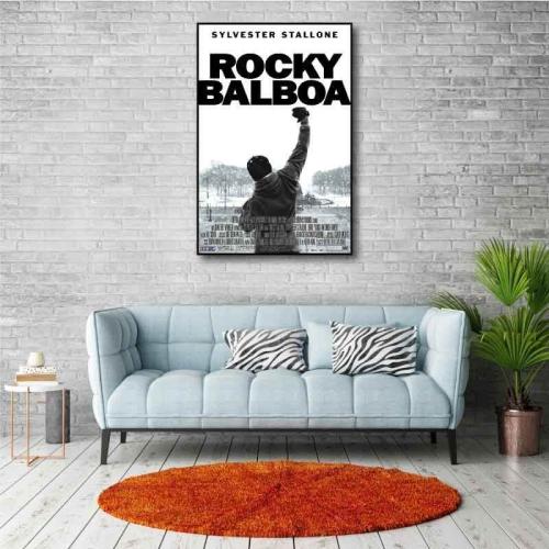 Πίνακας σε καμβά Rocky Balboa 100x150 Τελαρωμένος καμβάς σε ξύλο με πάχος 2cm