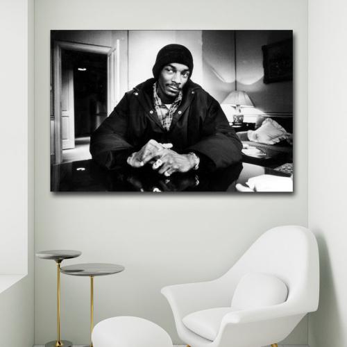 Πίνακας σε καμβά Snoop Dogg 165x110 Τελαρωμένος καμβάς σε ξύλο με πάχος 2cm