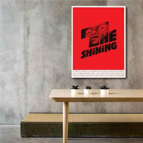 Πίνακας σε καμβά The Shining Poster 80x107 Τελαρωμένος καμβάς σε ξύλο με πάχος 2cm