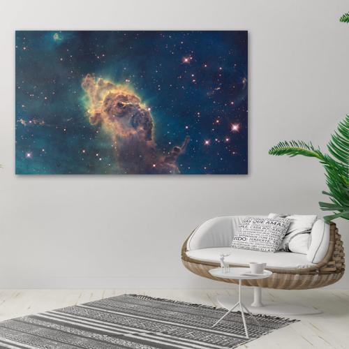Πίνακας σε καμβά Γαλαξίας 14 129x80 Τελαρωμένος καμβάς σε ξύλο με πάχος 2cm