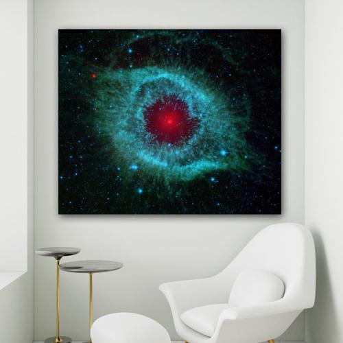 Πίνακας σε καμβά Μάτι του Γαλαξία 3 132x110 Τελαρωμένος καμβάς σε ξύλο με πάχος 2cm