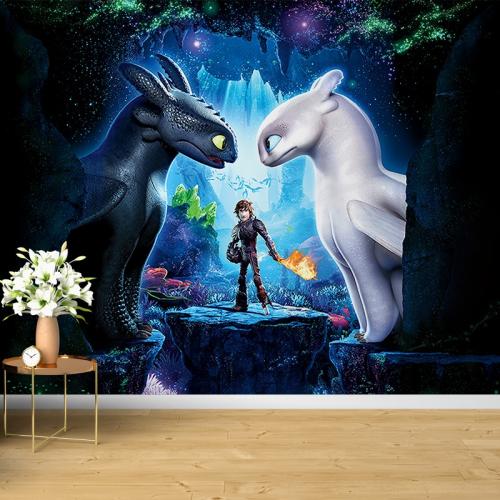 Ταπετσαρία τοίχου How to Train Your Dragon- The Hidden World 187x150 Βινύλιο