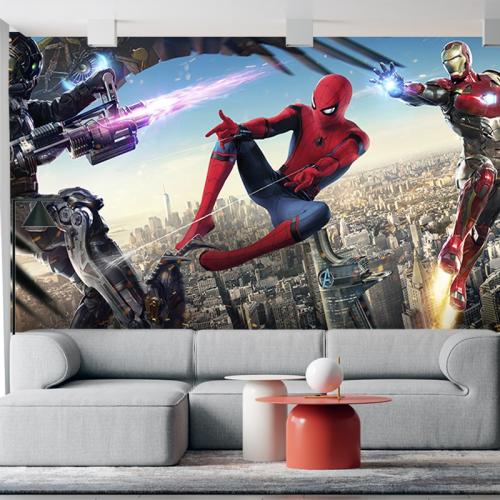 Ταπετσαρία τοίχου Spider-Man- Homecoming 2 450x218 Ύφασμα