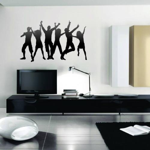 Αυτοκόλλητα τοίχου Άνθρωποι που χορεύουν 30x60 Αυτοκόλλητα τοίχου
