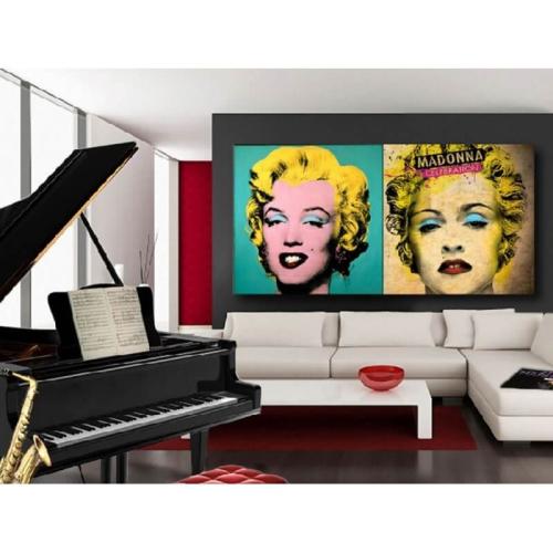 Πίνακας σε καμβά με Madonna Marilyn 70x105 Τελαρωμένος καμβάς σε ξύλο με πάχος 2cm
