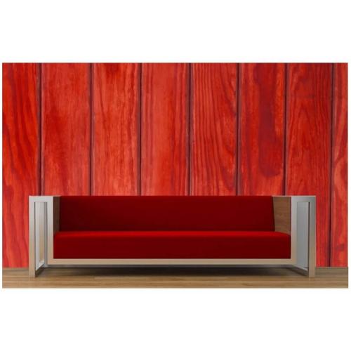 Ταπετσαρία τοίχου Ταπετσαρία με κόκκινο ξύλο 100x60 Ύφασμα