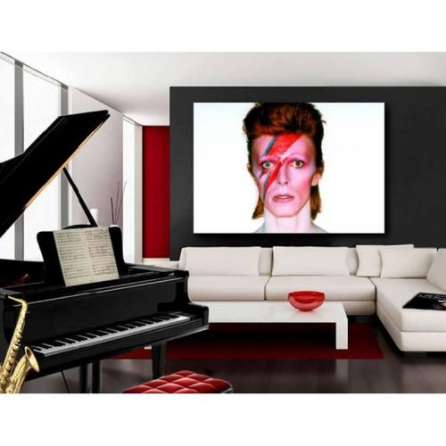 Πίνακας σε καμβά του David Bowie Portrait 130x195 Τελαρωμένος καμβάς σε ξύλο με πάχος 2cm