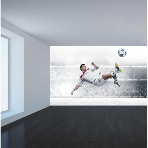 Ταπετσαρία τοίχου Lionel Messi ball 200x110 Βινύλιο