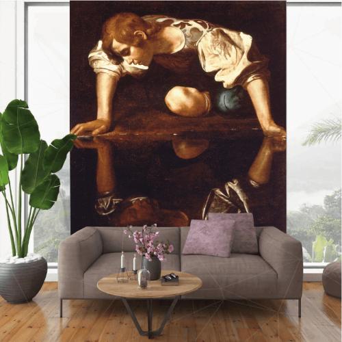 Ταπετσαρία τοίχου Narcissus Caravaggio 220x120 Ύφασμα