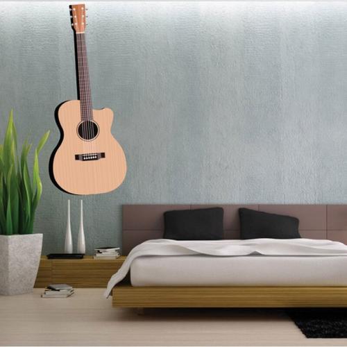 Αυτοκόλλητα τοίχου Κλασική κιθάρα 100x250 Αυτοκόλλητα τοίχου