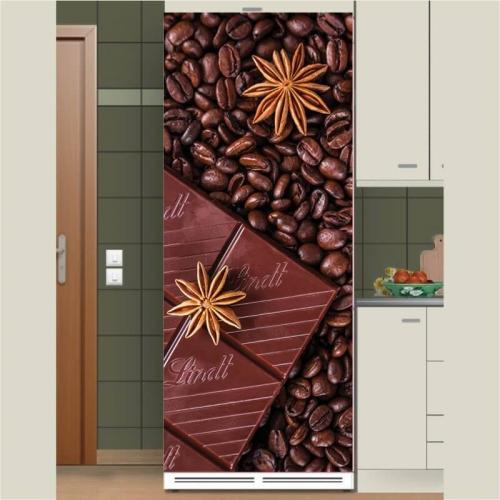 Αυτοκόλλητο ψυγείου Σοκολάτα Καφέ 50x180 Αυτοκόλλητα ψυγείου