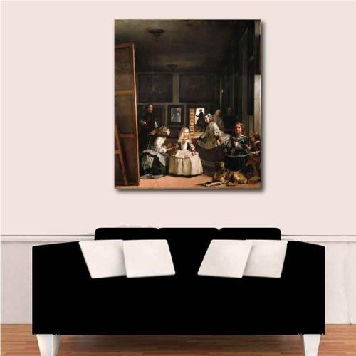 Πίνακας σε καμβά Diego Velazquez - Las Meninas 60x70 Τελαρωμένος καμβάς σε ξύλο με πάχος 2cm