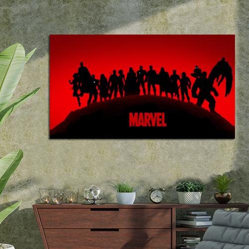 Πίνακας σε καμβά Marvel Universe 100x56 Τελαρωμένος καμβάς σε ξύλο με πάχος 2cm