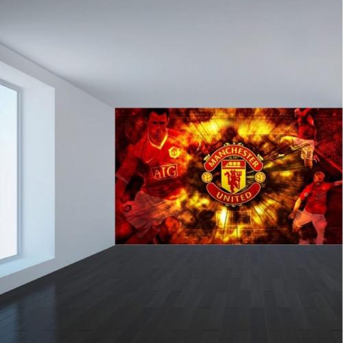 Ταπετσαρία τοίχου Manchester United players 140x80 Ύφασμα
