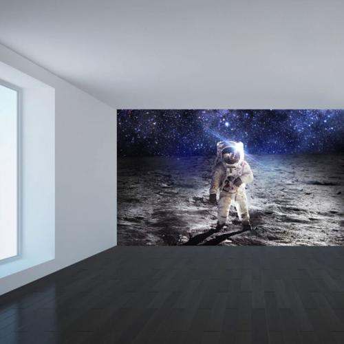Ταπετσαρία τοίχου Άνθρωπος στο φεγγάρι 200x110 Βινύλιο