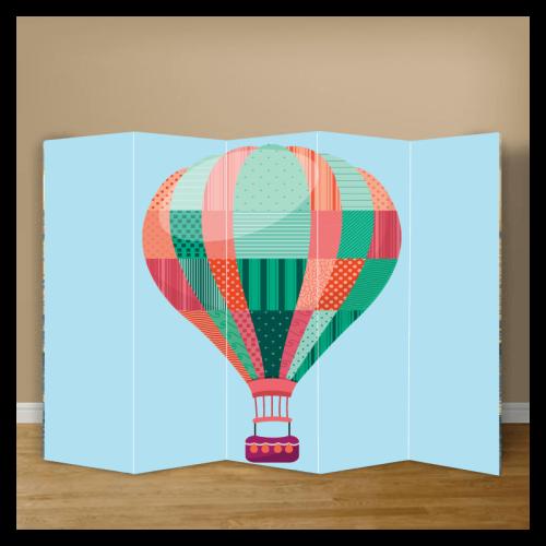 Παραβάν αερόστατο 120x160 Μουσαμά Μία όψη