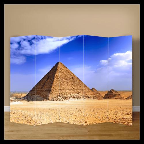 Παραβάν με την Αίγυπτο 200x200 Ύφασμα Δύο όψεις