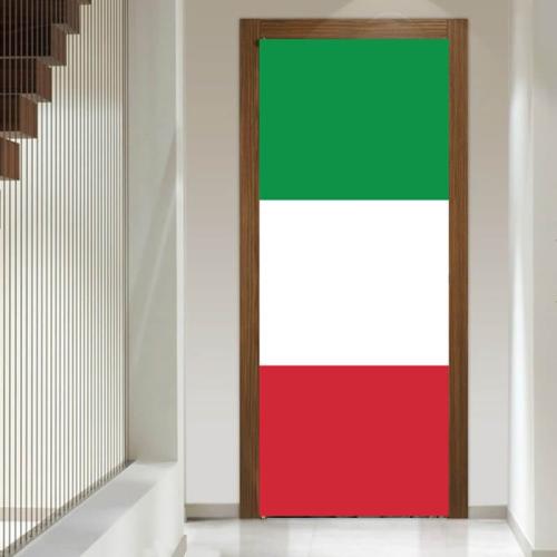 Aυτοκόλλητα πόρτας Ιταλική σημαία 70x180 Αυτοκόλλητα πόρτας