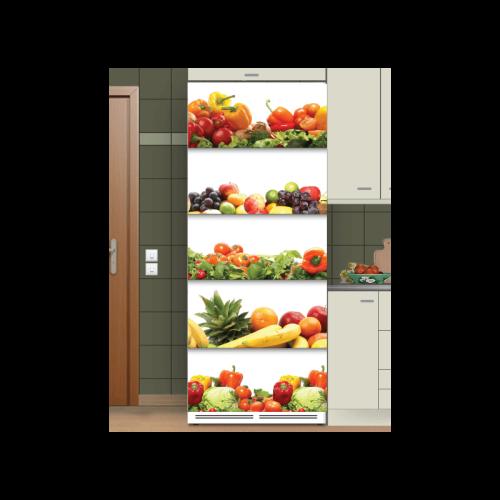 Αυτοκόλλητα ψυγείου φρούτα και λαχανικά 2 50x85 Αυτοκόλλητα ψυγείου