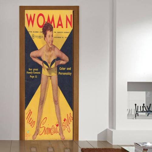 Αυτοκόλλητο πόρτας Woman 100x220 Αυτοκόλλητα πόρτας