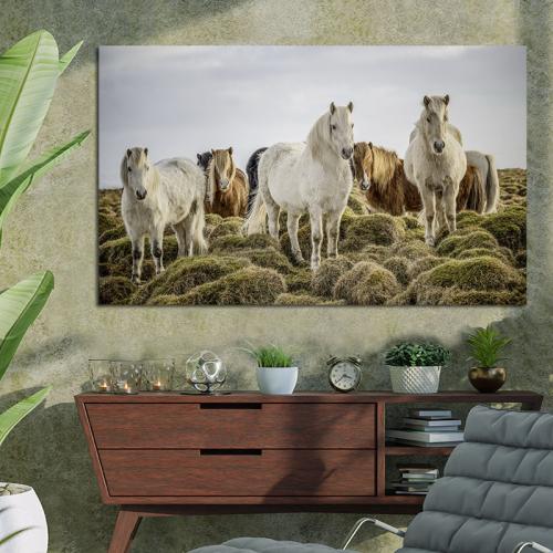 Πίνακας με Horse 2 115x70 Τελαρωμένος καμβάς σε ξύλο με πάχος 2cm