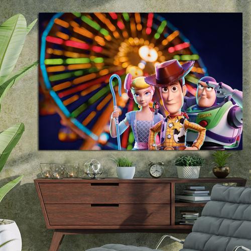 Πίνακας με TOY STORY 4 220x110 Τελαρωμένος καμβάς σε ξύλο με πάχος 2cm