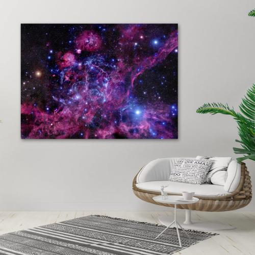 Πίνακας σε καμβά Γαλαξίας 6 81x60 Τελαρωμένος καμβάς σε ξύλο με πάχος 2cm
