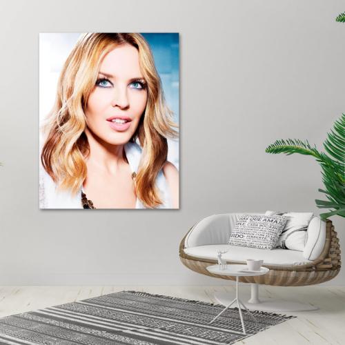 Πίνακας σε καμβά Kylie Minogue 4 60x75 Τελαρωμένος καμβάς σε ξύλο με πάχος 2cm