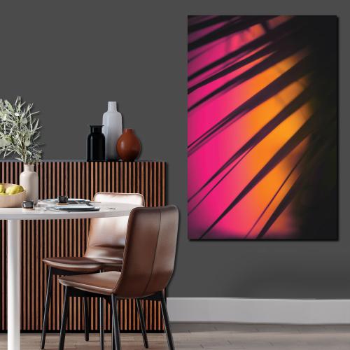 Πίνακας σε καμβά με Πολύχρωμες σκιές 60x100 Τελαρωμένος καμβάς σε ξύλο με πάχος 2cm