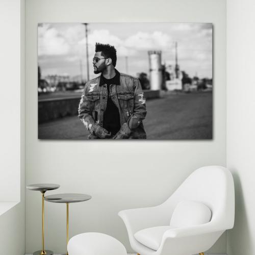 Πίνακας σε καμβά The Weeknd 2 165x110 Τελαρωμένος καμβάς σε ξύλο με πάχος 2cm