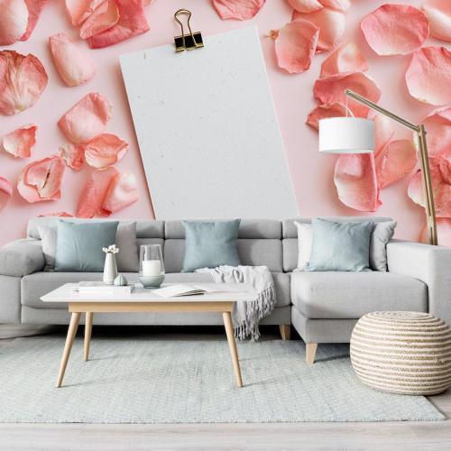 Ταπετσαρία τοίχου Rose petals 180x120 Ύφασμα