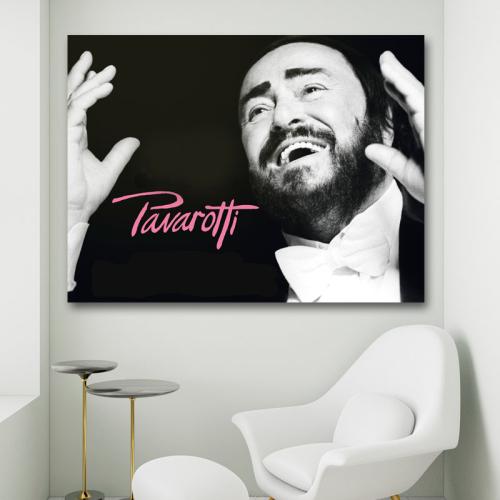 Πίνακας σε καμβά Pavarotti 146x110 Τελαρωμένος καμβάς σε ξύλο με πάχος 2cm