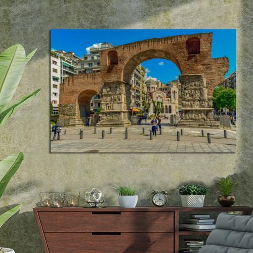 Πίνακας σε καμβά Αψίδα του Γελάριου Θεσσαλονίκη 180x120 Τελαρωμένος καμβάς σε ξύλο με πάχος 2cm