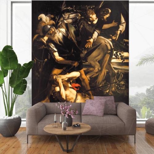 Ταπετσαρία τοίχου The Conversion of Saint Paul Caravaggio 140x80 Ύφασμα