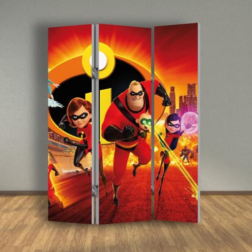 Παραβάν Incredibles 2 280x160 Ύφασμα Δύο όψεις