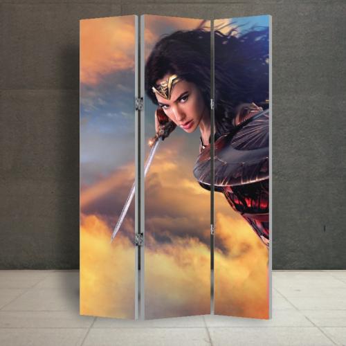 Παραβάν Wonder Woman 2 200x180 Μουσαμά Δύο όψεις
