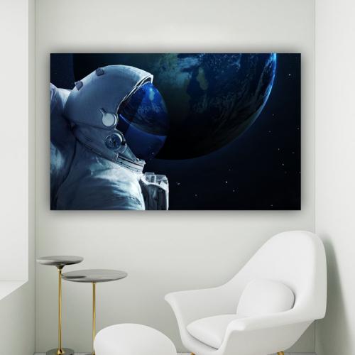Πίνακας σε καμβά Αστροναύτης 160x100 Τελαρωμένος καμβάς σε ξύλο με πάχος 2cm