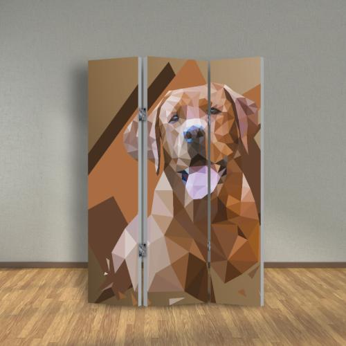 Abstract Dog 120x160 Μουσαμά Μία όψη