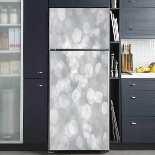 Αυτοκόλλητο ψυγείου Ασημί μοτίβο 60x160 Αυτοκόλλητα ψυγείου