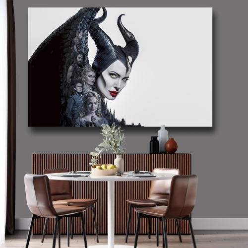 Πίνακας σε καμβά Maleficent- Mistress of Evil 185x120 Τελαρωμένος καμβάς σε ξύλο με πάχος 2cm