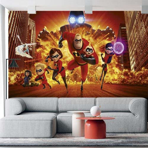 Ταπετσαρία τοίχου Incredibles 3 93x50 Ύφασμα