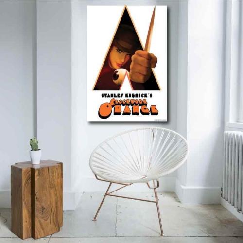 Πίνακας σε καμβά Clockwork Orange 60x85 Τελαρωμένος καμβάς σε ξύλο με πάχος 2cm