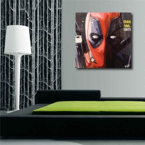 Πίνακας σε καμβά Deadpool 2 Poster 90x90 Τελαρωμένος καμβάς σε ξύλο με πάχος 2cm