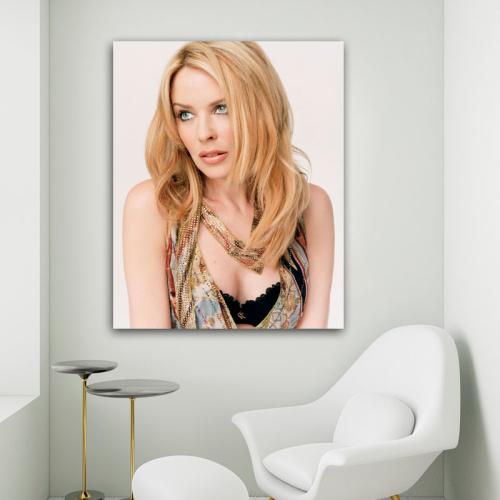 Πίνακας σε καμβά Kylie Minogue 5 50x62 Τελαρωμένος καμβάς σε ξύλο με πάχος 2cm