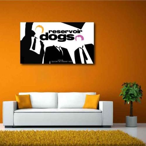 Πίνακας σε καμβά Reservoir Dogs Poster 195x110 Τελαρωμένος καμβάς σε ξύλο με πάχος 2cm