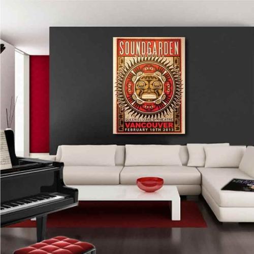 Πίνακας σε καμβά Soundgarden Poster 110x148 Τελαρωμένος καμβάς σε ξύλο με πάχος 2cm