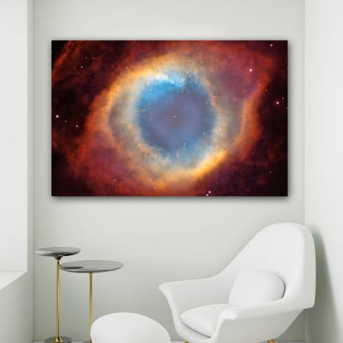 Πίνακας σε καμβά Μάτι του Γαλαξία 105x70 Τελαρωμένος καμβάς σε ξύλο με πάχος 2cm