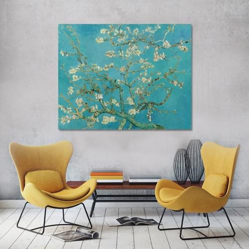 Πίνακας σε καμβά Van Gogh - Almond Blossom 152x120 Τελαρωμένος καμβάς σε ξύλο με πάχος 2cm