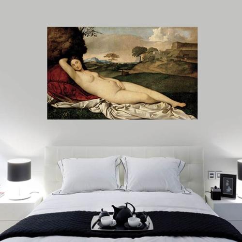 Πίνακας σε καμβα με GIORGIONE SLEEPING VENUS 120x195 Τελαρωμένος καμβάς σε ξύλο με πάχος 2cm